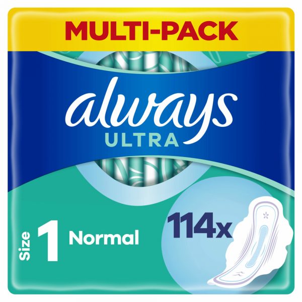 2e halve prijs: Always Maandverband Ultra Normal Plus 114 stuks