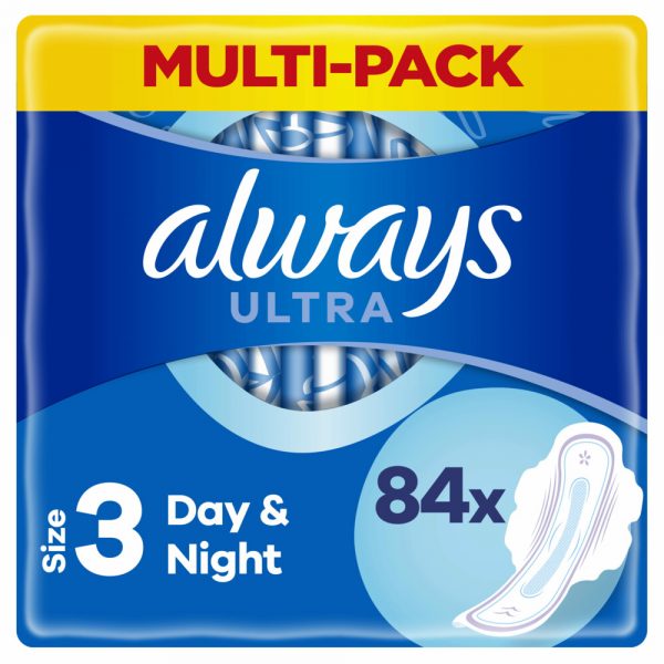 2e halve prijs: Always Maandverband Ultra Secure Night Extra 84 stuks