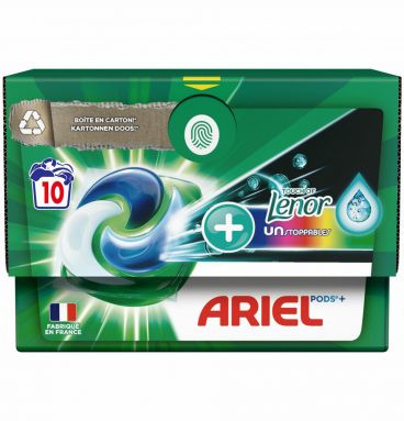 4x Ariel All-in-1 Pods Wasmiddelcapsules Color Lenor Unstoppables 10 stuks