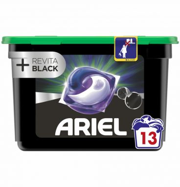 2e halve prijs: Ariel All-in-1 Pods+ Wasmiddelcapsules Revita Black 13 stuks