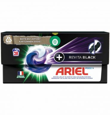 4x Ariel All-in-1 Pods+ Wasmiddelcapsules Revita Black 28 stuks