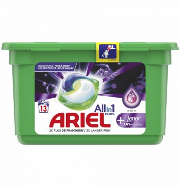 2e halve prijs: Ariel All-in-1 Pods Wasmiddelcapsules Vleugje Lenor Frisheid 13 stuks