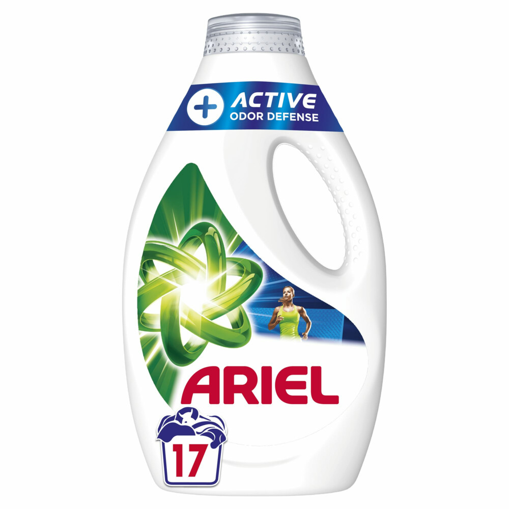 4x Ariel Vloeibaar Wasmiddel +Actieve Geurbestrijding 765 ml