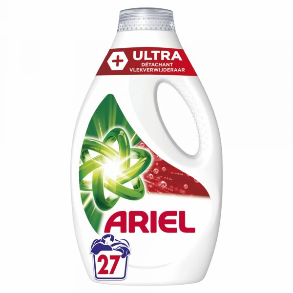 5x Ariel Vloeibaar Wasmiddel +Ultra Vlekverwijderaar 1215 ml