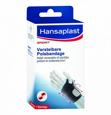 2x Hansaplast Sport Verstelbare Neopreen Polsbandage