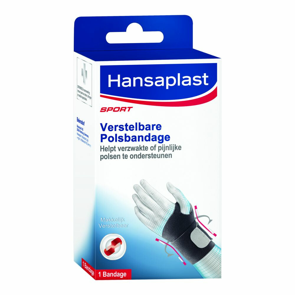 2x Hansaplast Sport Verstelbare Neopreen Polsbandage