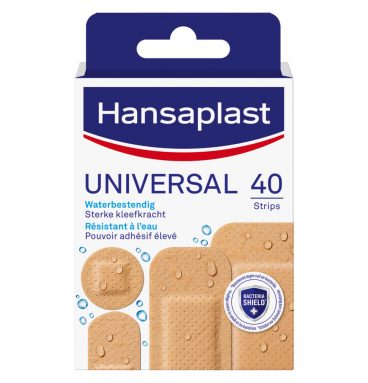 2x Hansaplast Universal Strips 40 stuks