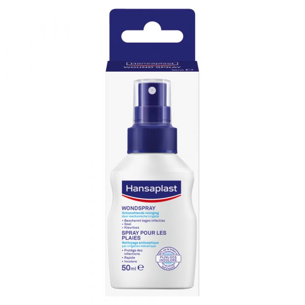 2e halve prijs: Hansaplast Wondspray 50 ml