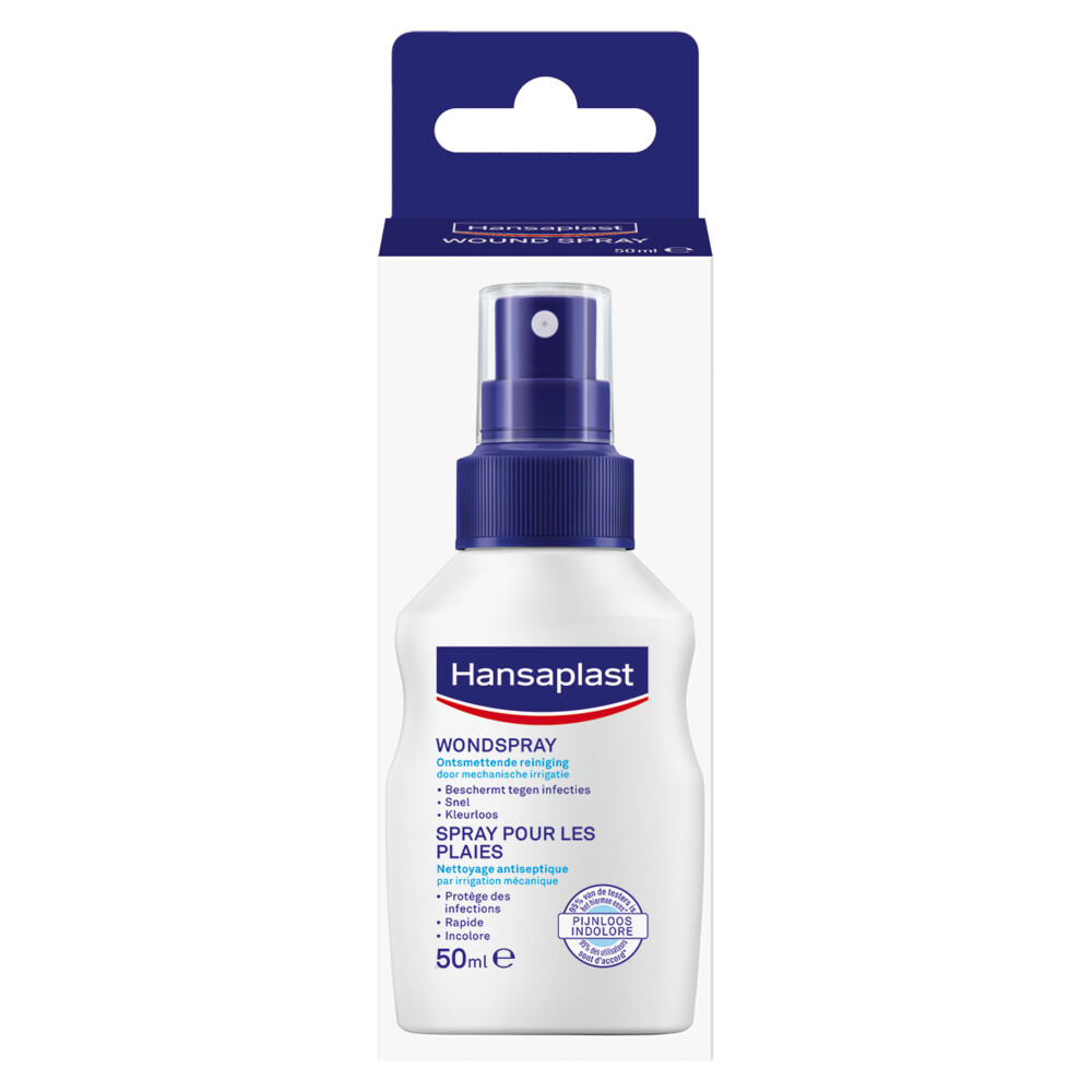 2e halve prijs: Hansaplast Wondspray 50 ml