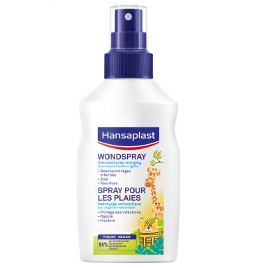 2e halve prijs: Hansaplast Wondspray Kids 100 ml