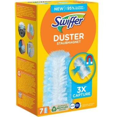 2e halve prijs: 6x Swiffer Duster Trap&Lock-navullingen Met Een Geur Van Ambi Pur 7 stuks