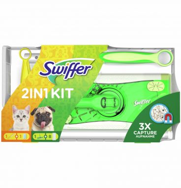 2e halve prijs: Swiffer Stof-wis Systeem Vloeren Combi Pet Starterkit