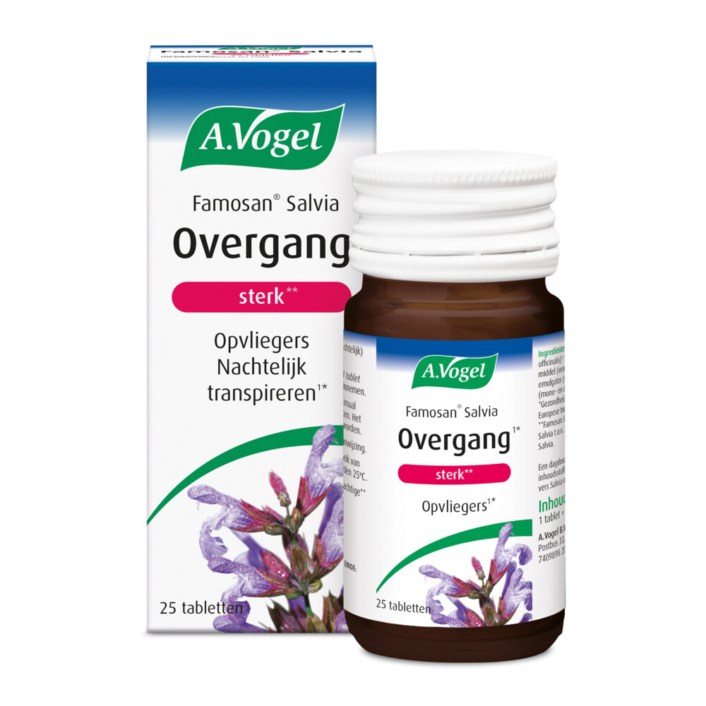 A.Vogel Famosan Salvia Overgang Sterk 25 tabletten