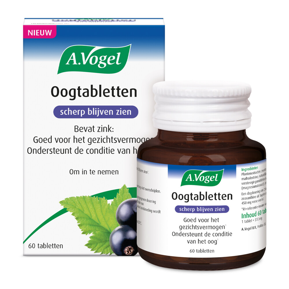 A.Vogel Oogtabletten 60 tabletten