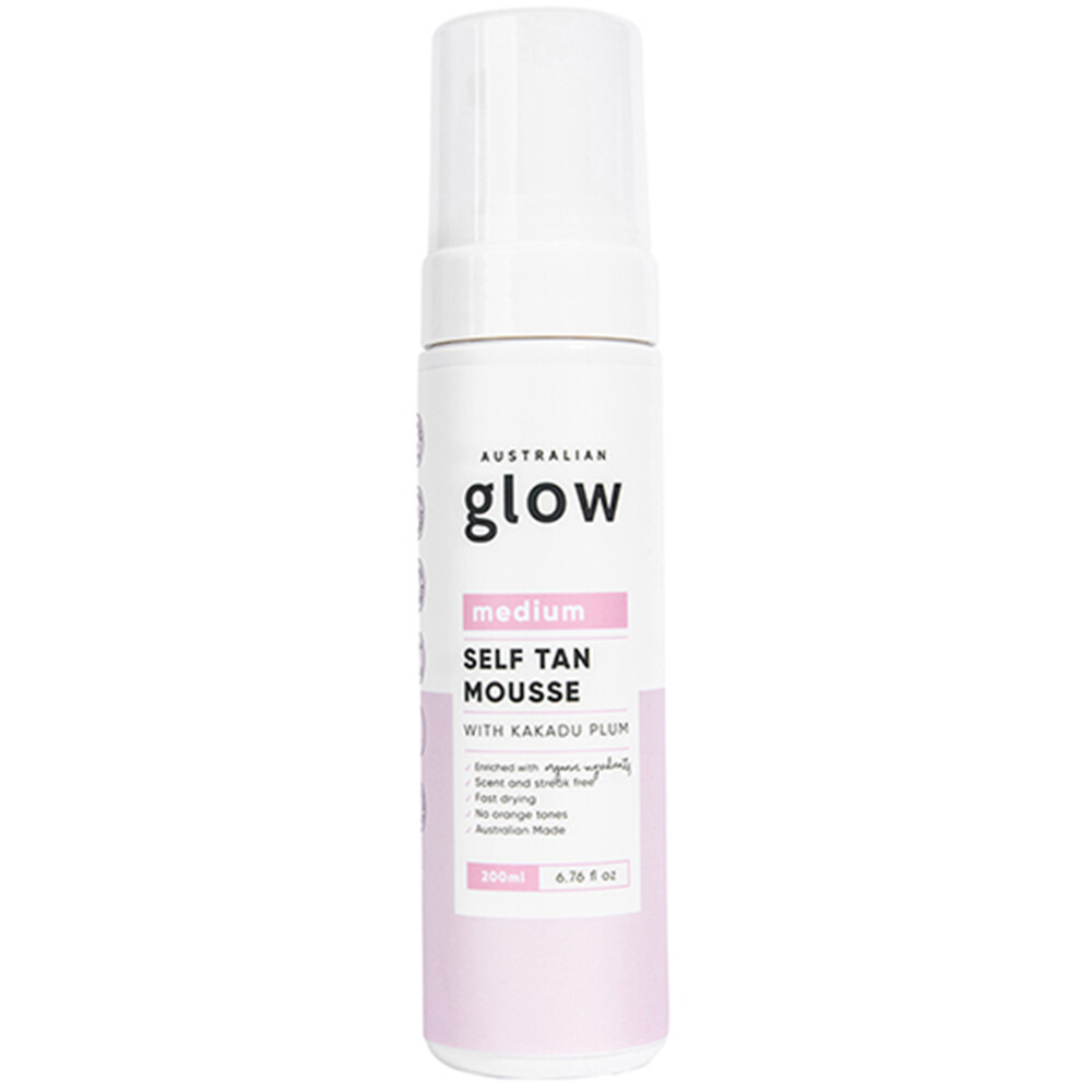 Australian Glow Self Tanning Mousse Medium 200 ml