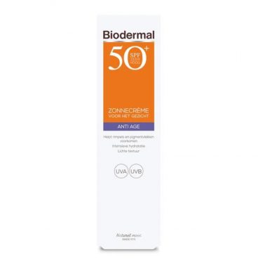 Biodermal Zonnecreme Gezicht Anti Age SPF 50+ 40 ml