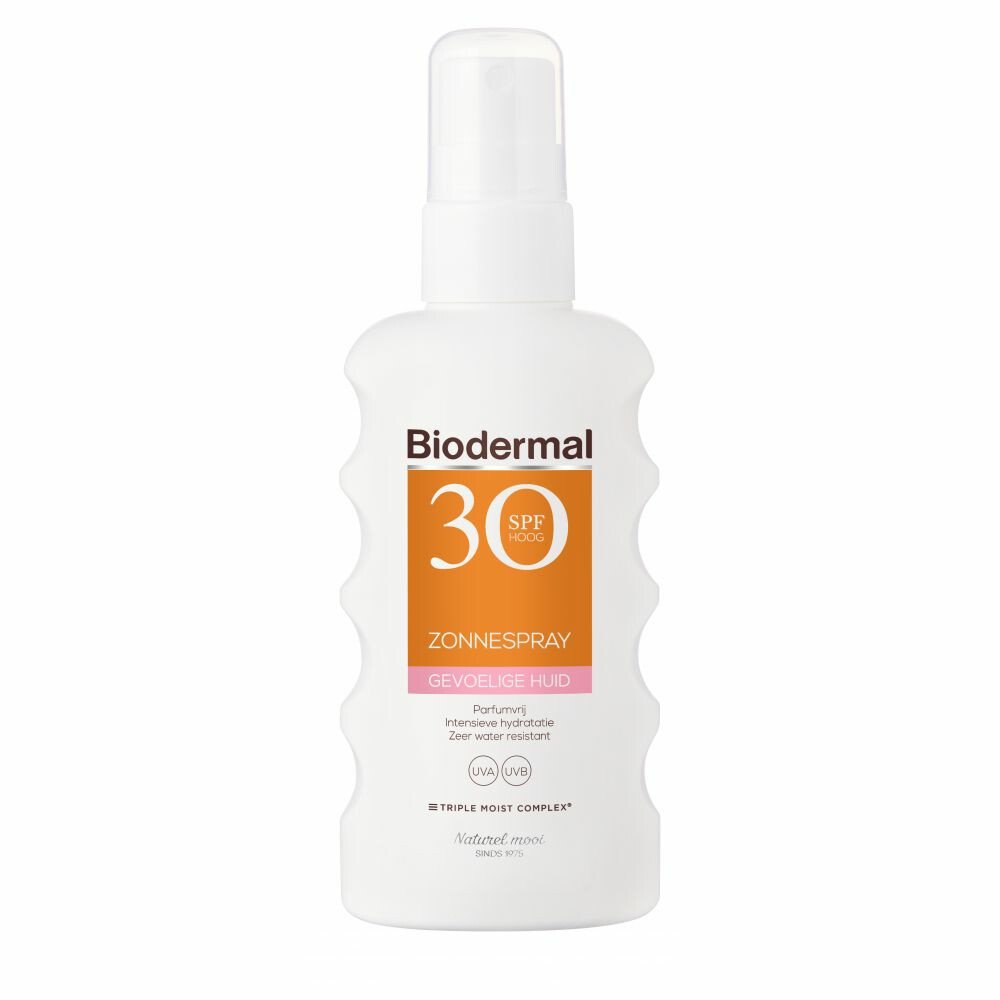 Biodermal Zonnespray Gevoelige Huid SPF 30 175 ml