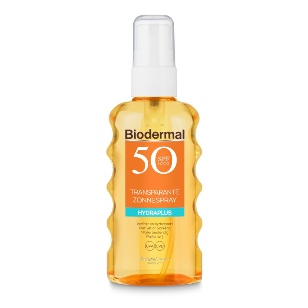 Biodermal Zonnespray Transparant SPF 50+ 175 ml