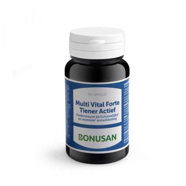 Bonusan Multi Vital Forte Tiener Actief 60 vegacaps