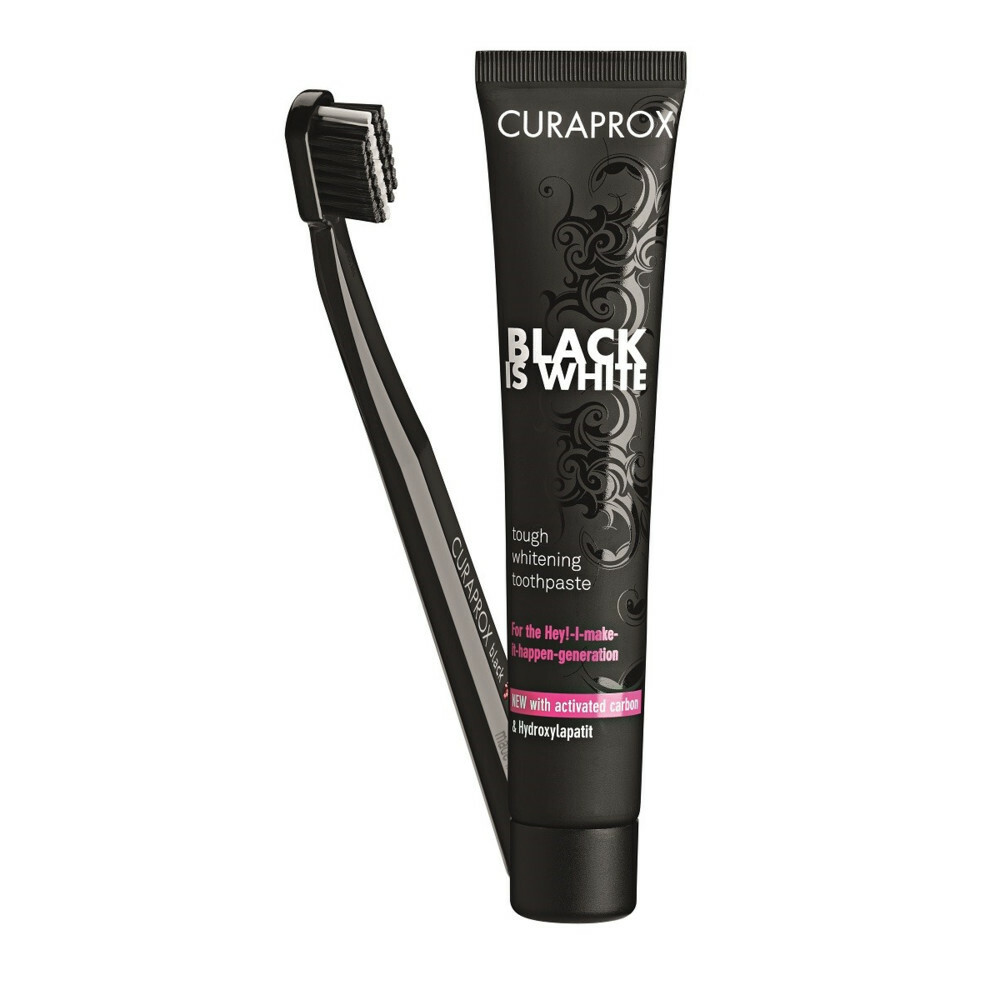 Curaprox Tandpasta Black is White 90 ml + tandenborstel