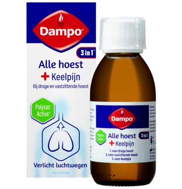 Dampo Alle Hoest +Keelpijn 150 ml