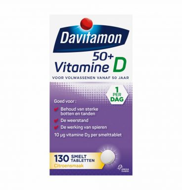 Davitamon Vitamine D 50+ 130 smelttabletten