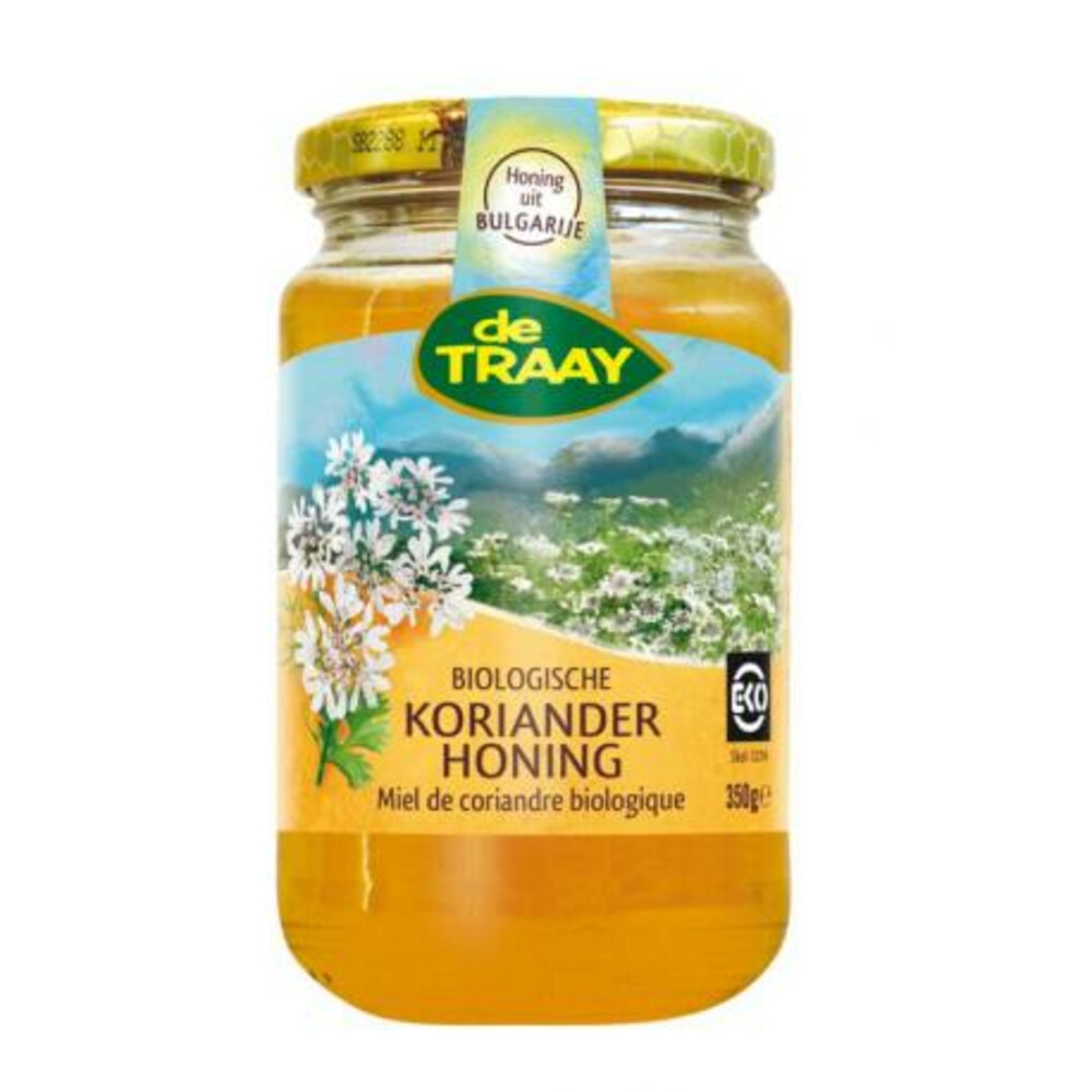 De Traay Biologisch Honing Koriander 350 gr