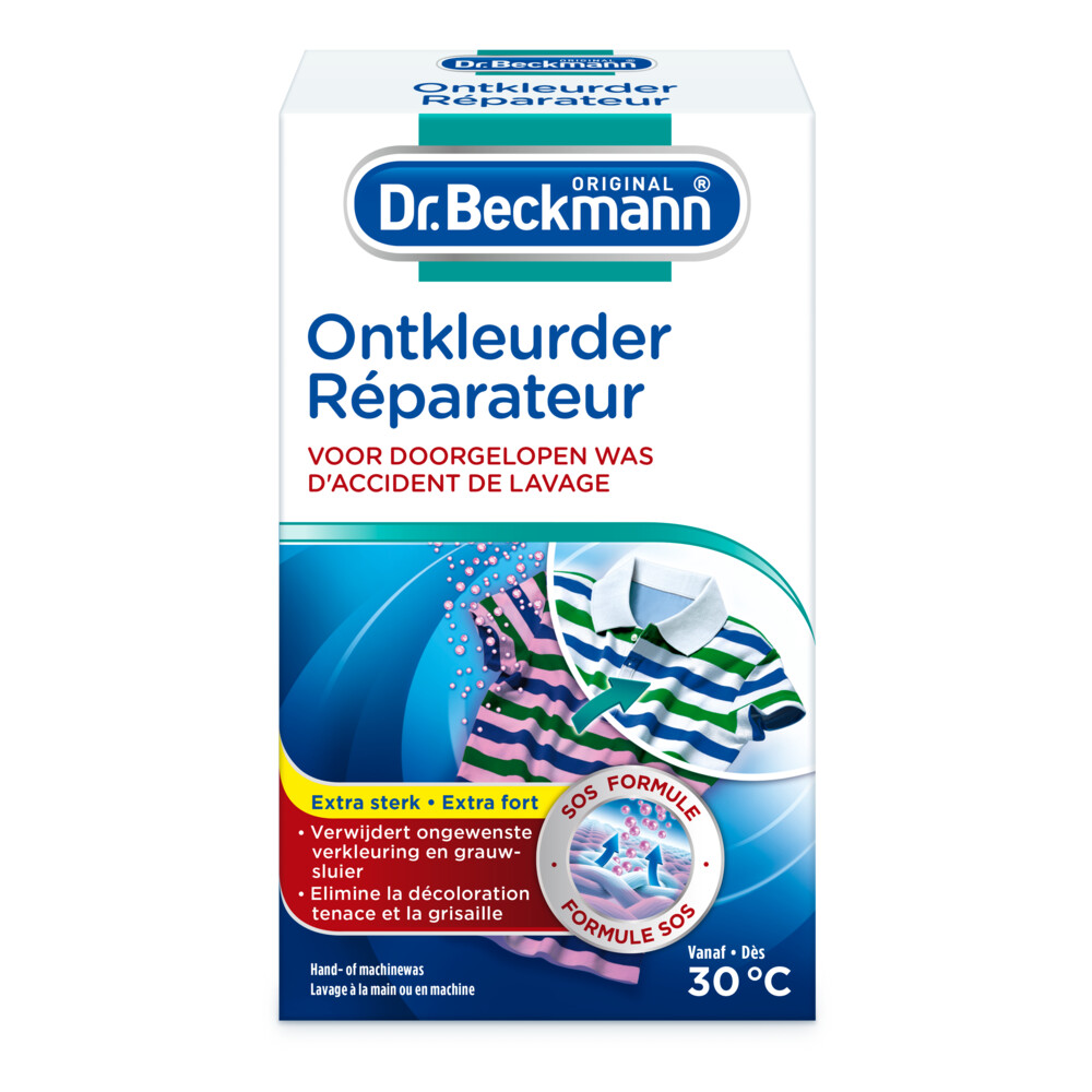 Dr. Beckmann Ontkleurder 2in1 Wasmiddel 150 gr