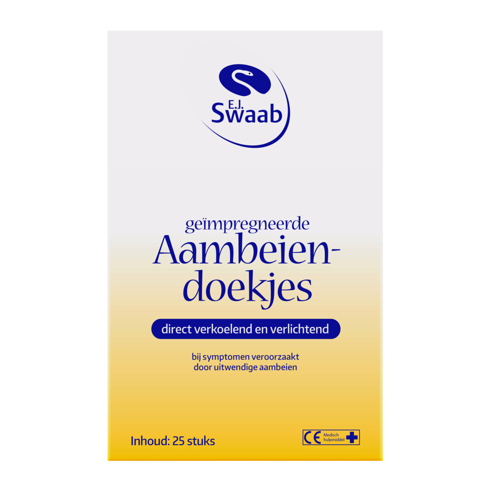 6x Dr. Swaab Geïmpregneerde Aambeiendoekjes 25 stuks