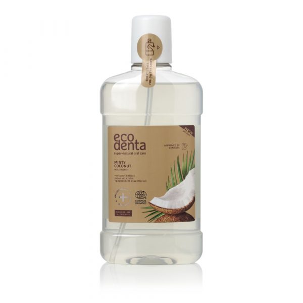 Ecodenta Mondwater Cosmos Organic Munt&Kokos 500 ml