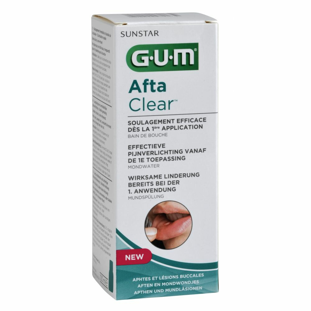 1+1 gratis: GUM AftaClear Mondwater 120 ml