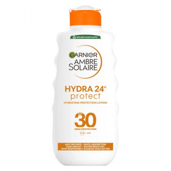 6x Garnier Ambre Solaire Hydra 24 Zonnemelk SPF 30 200 ml