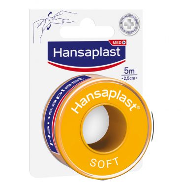 2e halve prijs: Hansaplast Hechtpleister Soft 5 m x 2