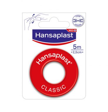 2e halve prijs: Hansaplast Hechttape Classic 5 m x 2