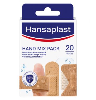 2e halve prijs: Hansaplast Mix Pack 20 stuks