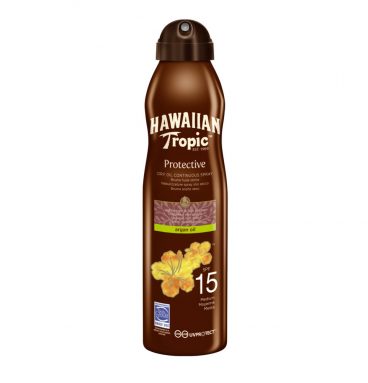 Hawaiian Tropic Zonneolie Argan Olie Protective SPF15 177 ml