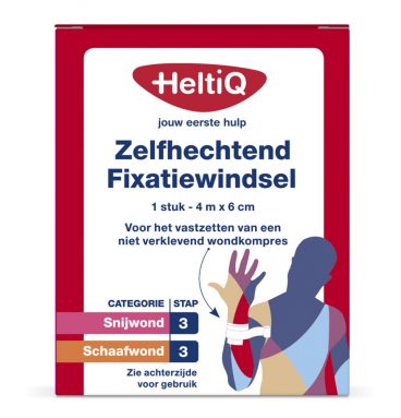 HeltiQ Zelfhechtend Windsel 4 m x 6 cm