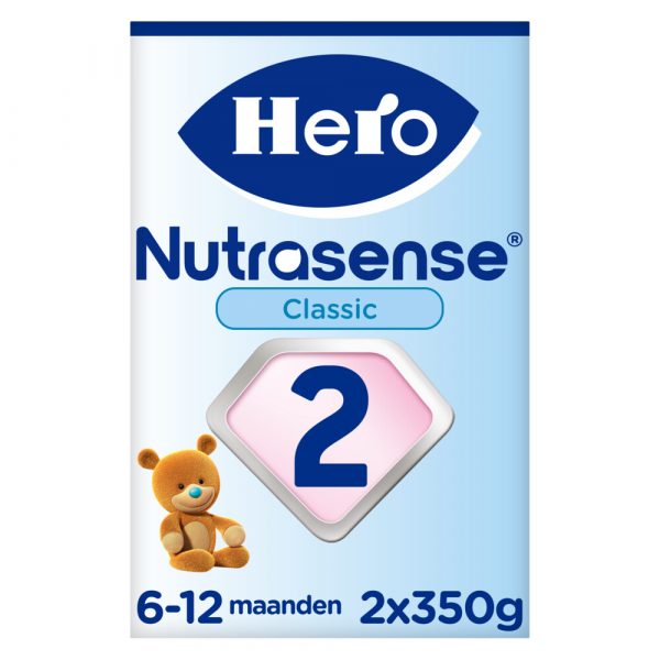 3x Hero Baby Nutrasense Classic 2 Opvolgmelk (6-12 mnd) 700 gr