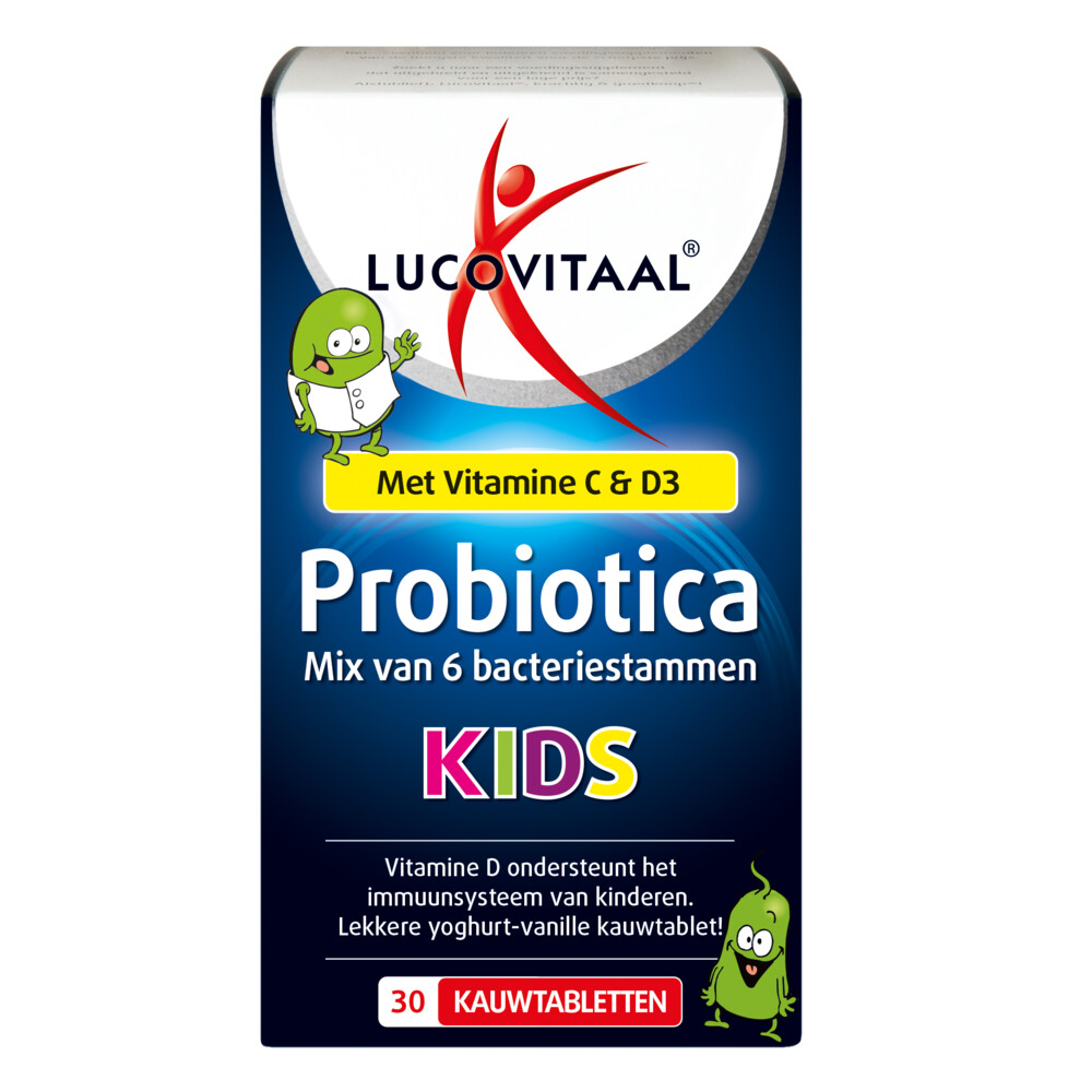 Lucovitaal Probiotica Kids Kauwtabletten 30 tabletten