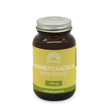 Mattisson Hennepzaadolie 1000mg 60 capsules