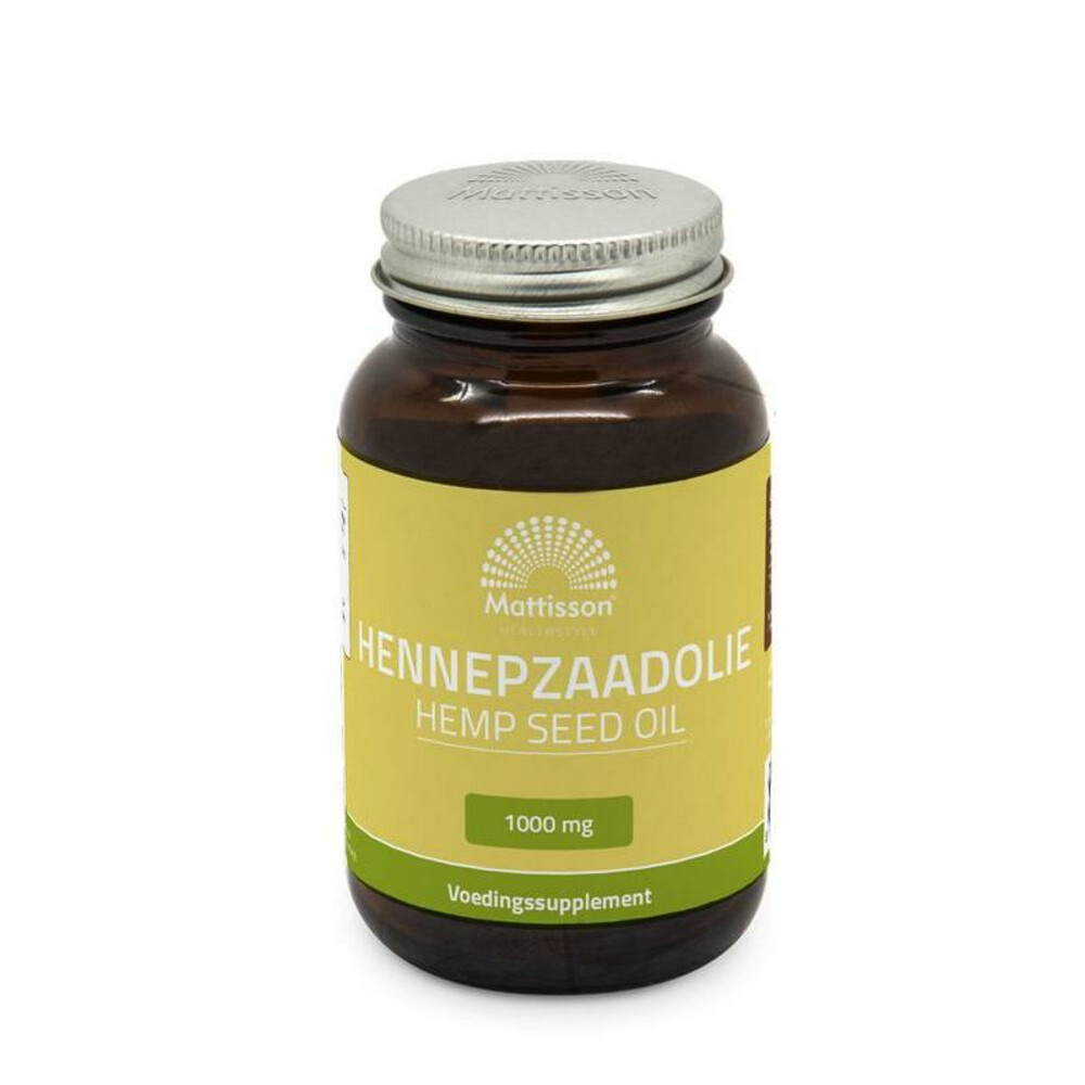 Mattisson Hennepzaadolie 1000mg 60 capsules