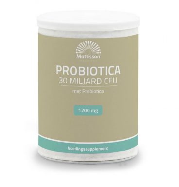 Mattisson Probiotica 30 Miljard CFU 1200mg 125 gr