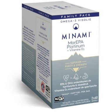 Minami Mor Epa Platinum Met D3 Familypack 120 softgels