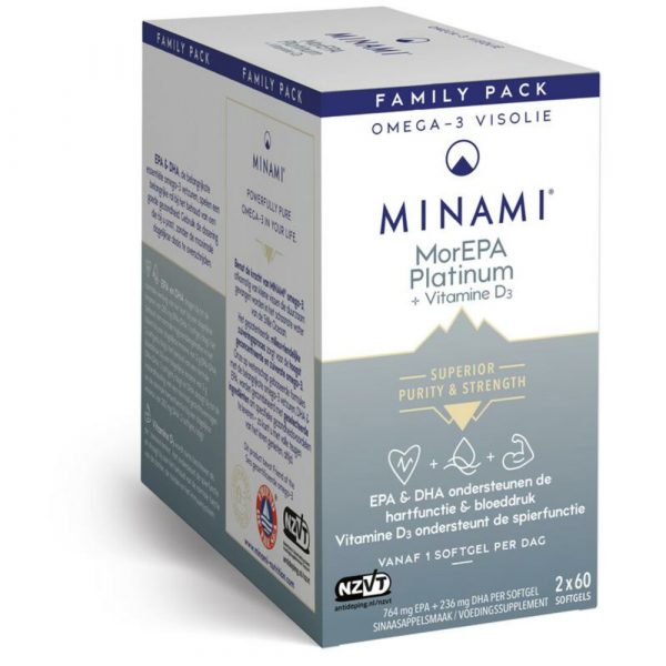 Minami Mor Epa Platinum Met D3 Familypack 120 softgels