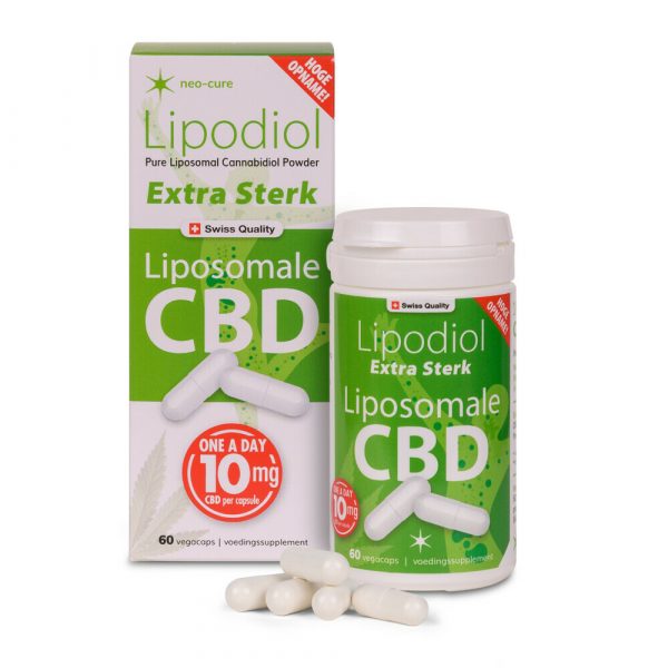 Neo-Cure Lipodiol CBD Poeder Extra sterk 10 mg 60 caps