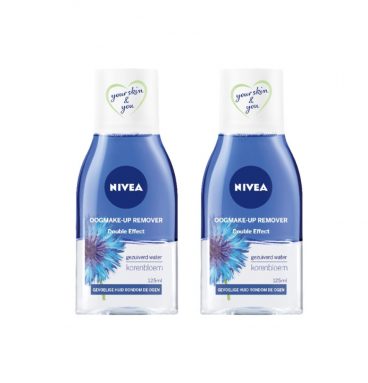 2x Nivea Oogmake-Up Remover Double Effect 125 ml