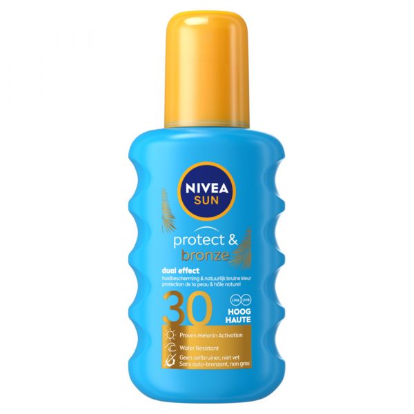 Nivea Sun Protect&Bronze Zonnebrand Spray SPF 30 200 ml