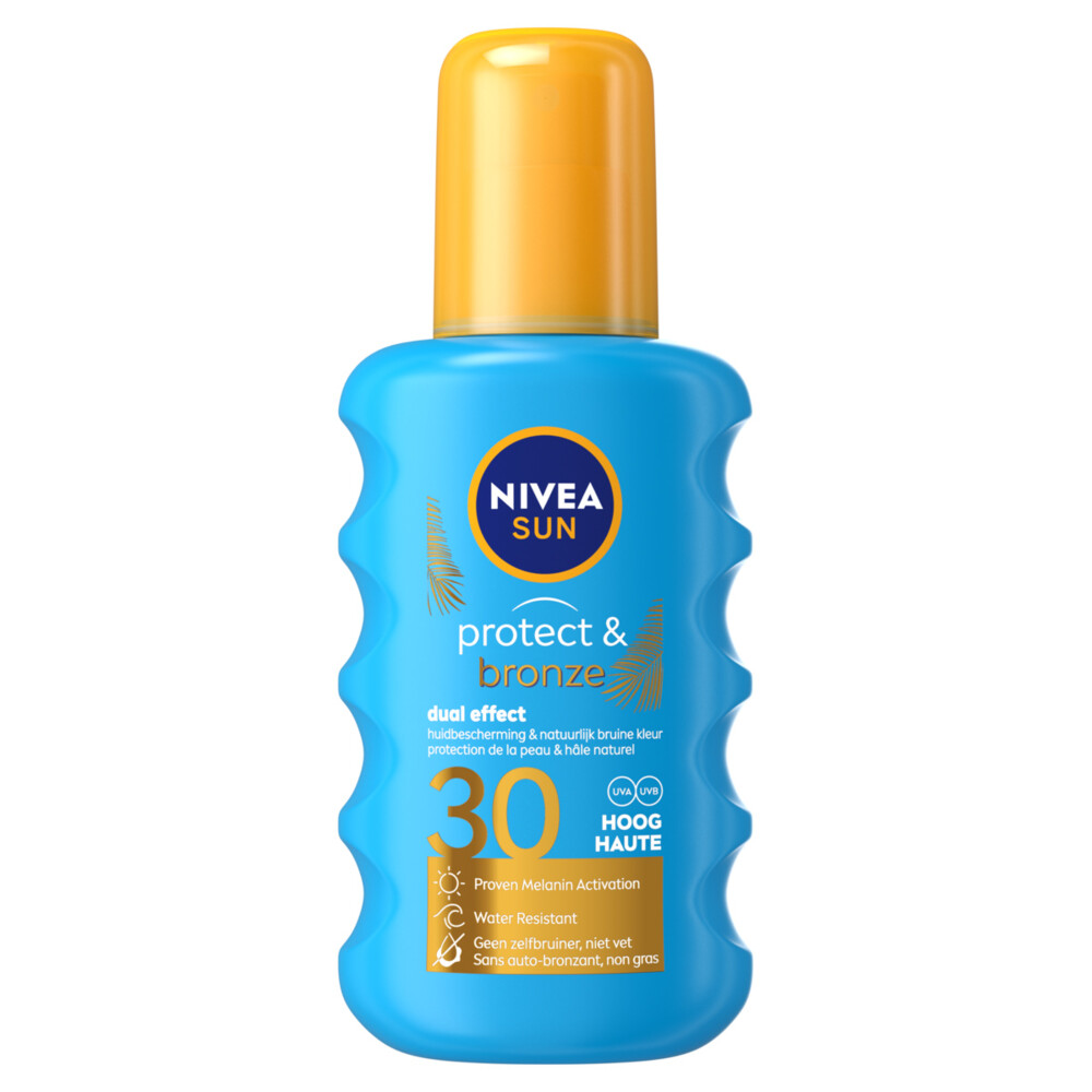 Nivea Sun Protect&Bronze Zonnebrand Spray SPF 30 200 ml