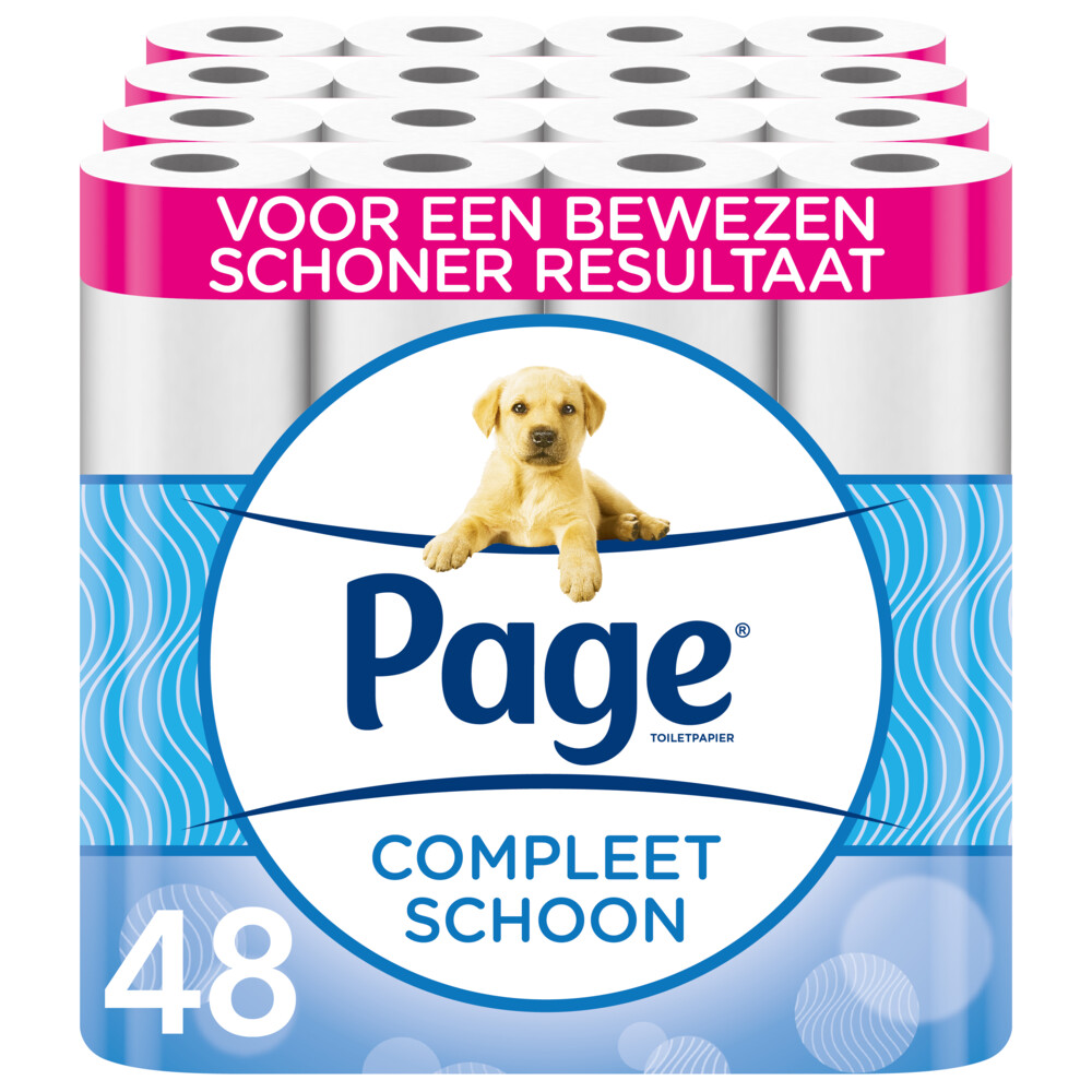 2x Page Toiletpapier Compleet Schoon 2-laags 24 stuks