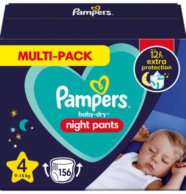 Pampers Baby Dry Night Pants Luierbroekjes Maat 4 (9kg-15kg) 156 stuks